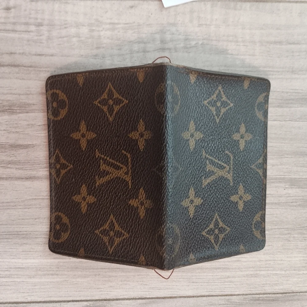 Vintage Louis Vuitton Pocket Organizer Monogram Card Case Authentic